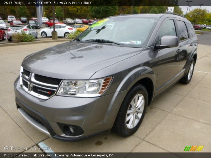 Storm Gray Pearl / Black 2013 Dodge Journey SXT AWD