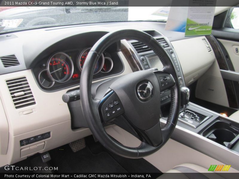 Dashboard of 2011 CX-9 Grand Touring AWD
