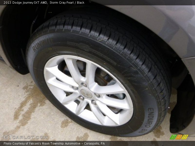 Storm Gray Pearl / Black 2013 Dodge Journey SXT AWD