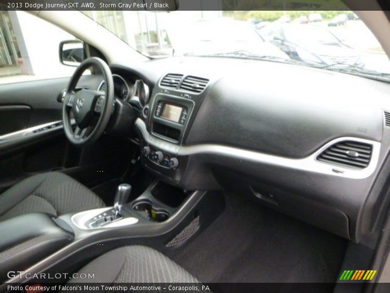Storm Gray Pearl / Black 2013 Dodge Journey SXT AWD