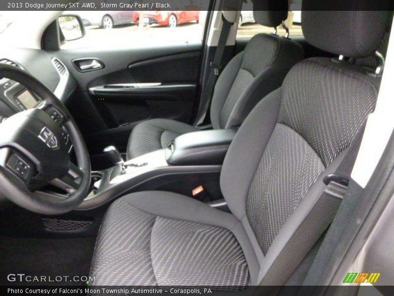 Storm Gray Pearl / Black 2013 Dodge Journey SXT AWD