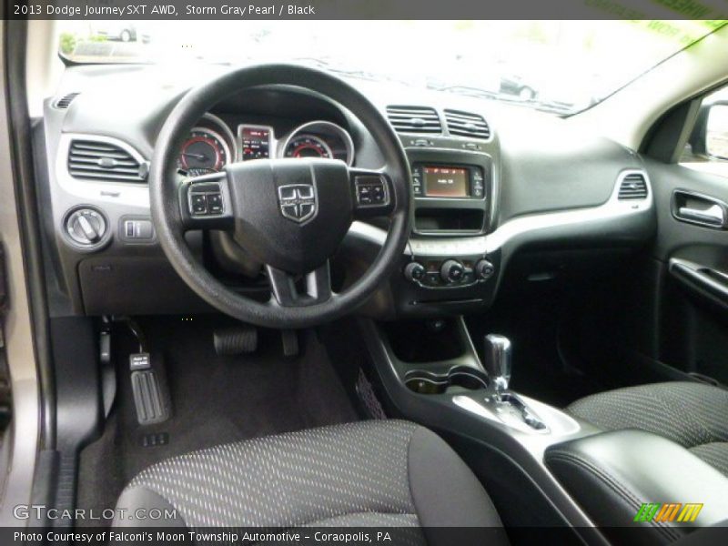 Storm Gray Pearl / Black 2013 Dodge Journey SXT AWD