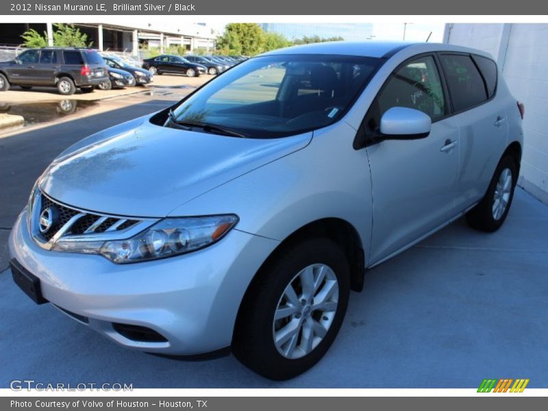 Brilliant Silver / Black 2012 Nissan Murano LE