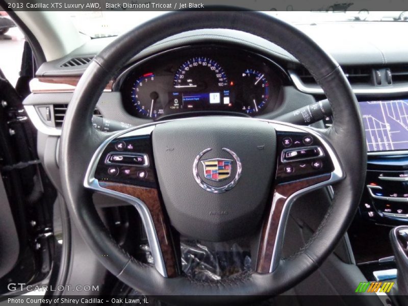Black Diamond Tricoat / Jet Black 2013 Cadillac XTS Luxury AWD