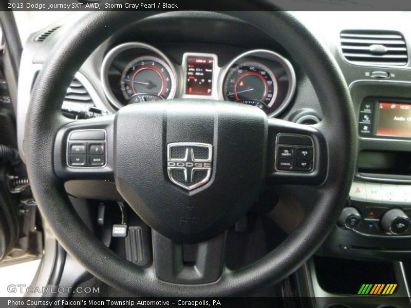 Storm Gray Pearl / Black 2013 Dodge Journey SXT AWD