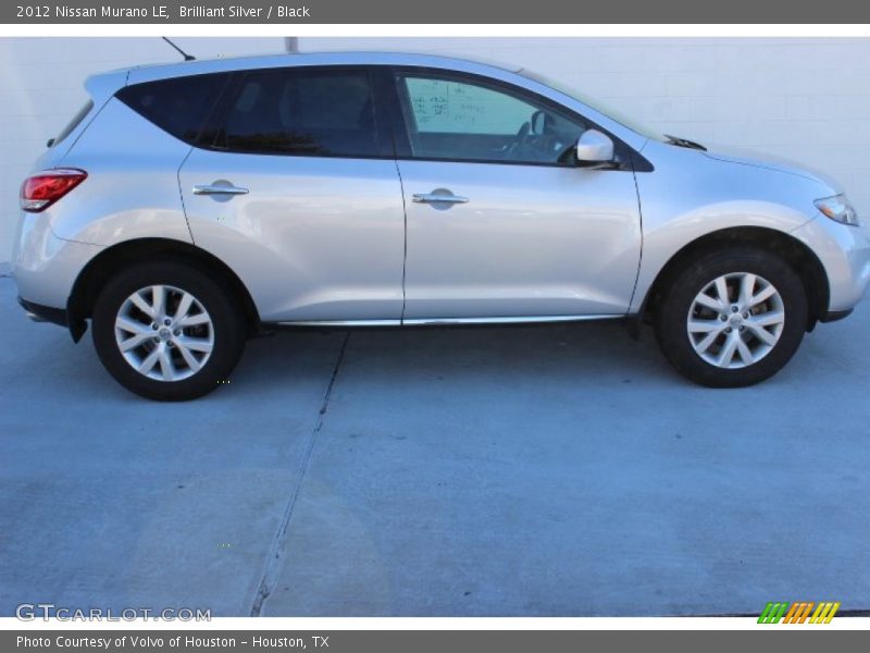 Brilliant Silver / Black 2012 Nissan Murano LE