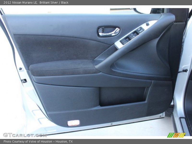 Brilliant Silver / Black 2012 Nissan Murano LE