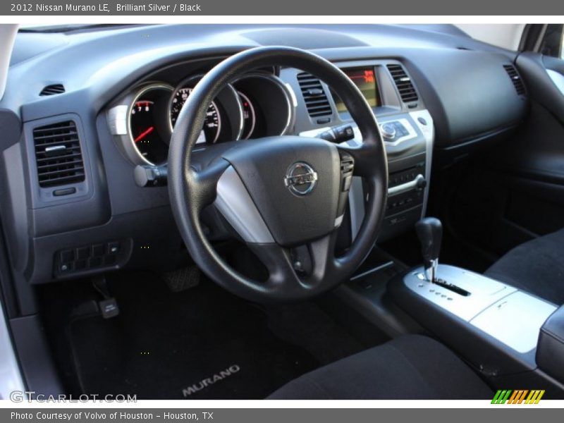Brilliant Silver / Black 2012 Nissan Murano LE