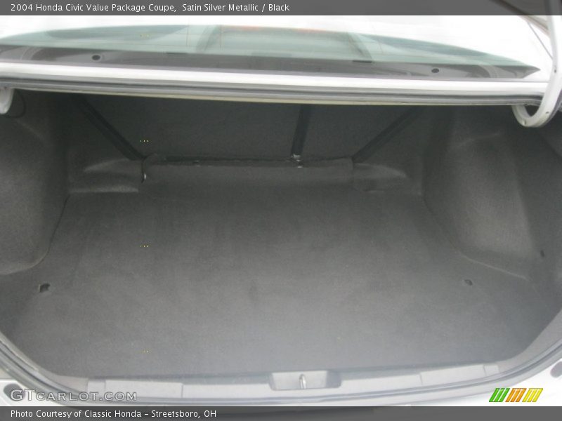 Satin Silver Metallic / Black 2004 Honda Civic Value Package Coupe