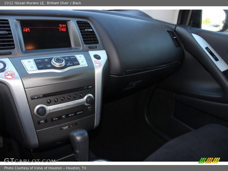 Brilliant Silver / Black 2012 Nissan Murano LE