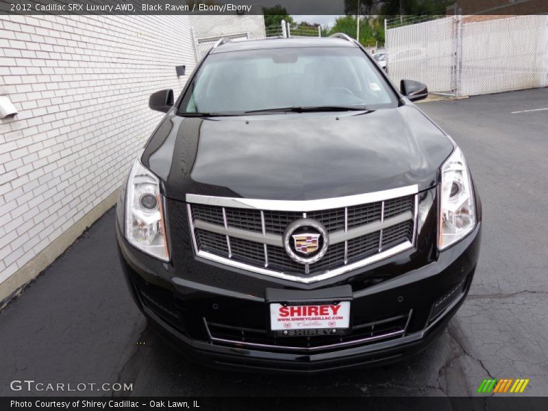 Black Raven / Ebony/Ebony 2012 Cadillac SRX Luxury AWD
