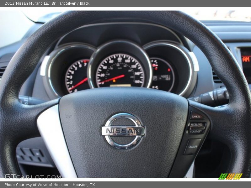 Brilliant Silver / Black 2012 Nissan Murano LE