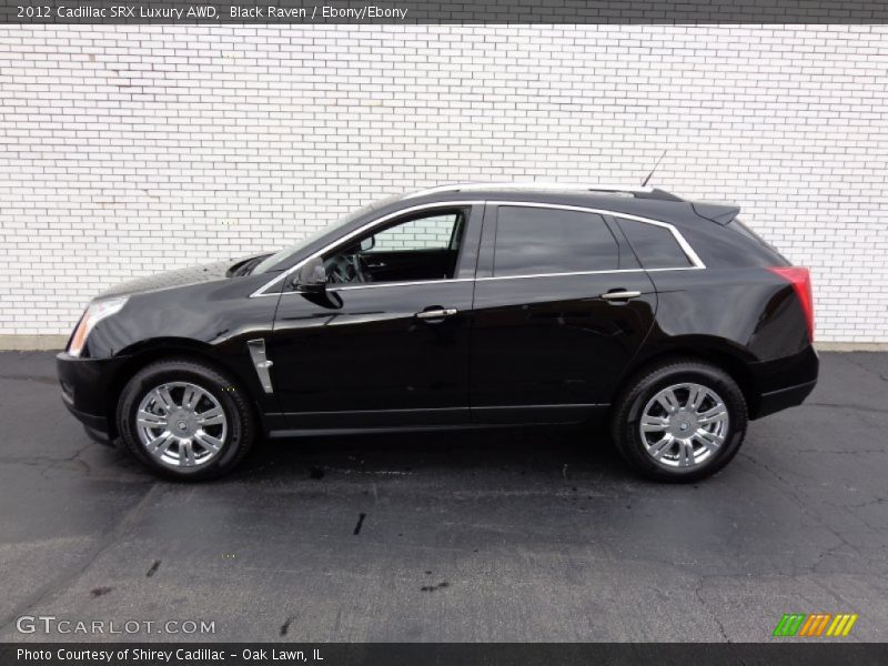 Black Raven / Ebony/Ebony 2012 Cadillac SRX Luxury AWD