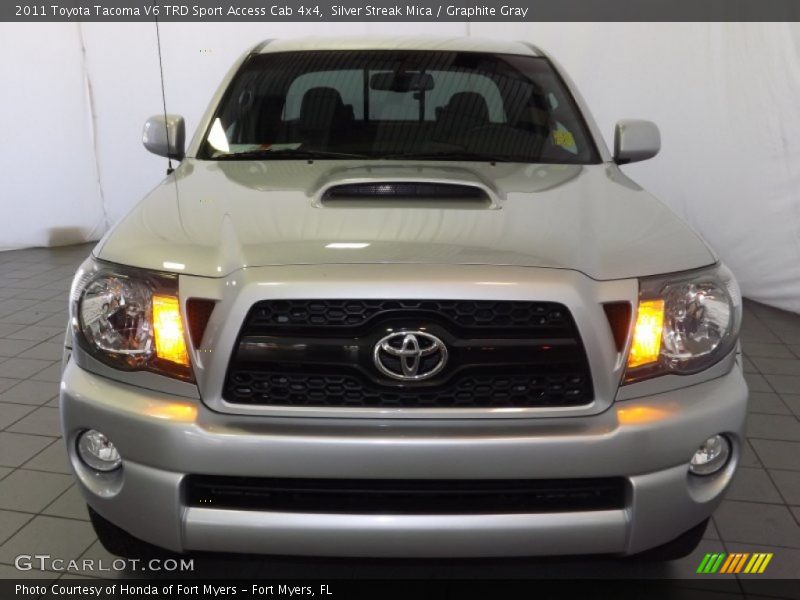 Silver Streak Mica / Graphite Gray 2011 Toyota Tacoma V6 TRD Sport Access Cab 4x4
