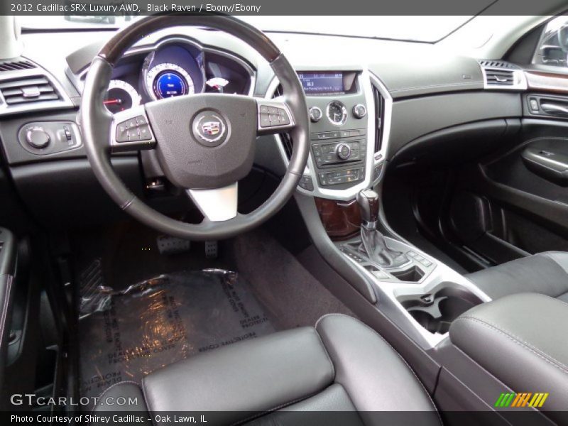 Black Raven / Ebony/Ebony 2012 Cadillac SRX Luxury AWD