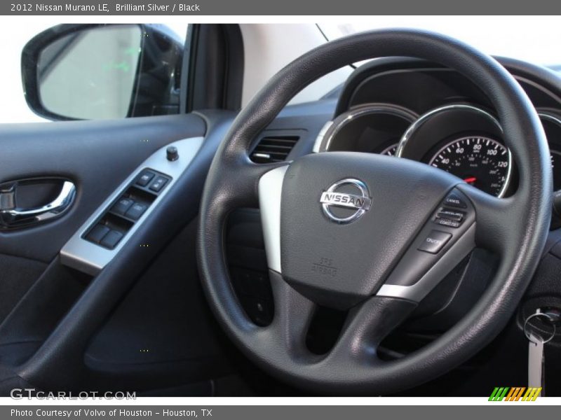Brilliant Silver / Black 2012 Nissan Murano LE
