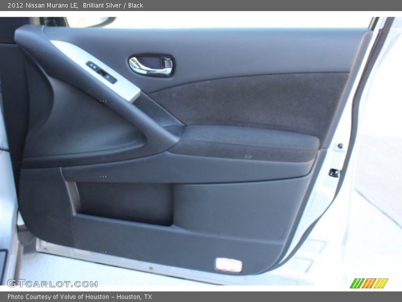 Brilliant Silver / Black 2012 Nissan Murano LE