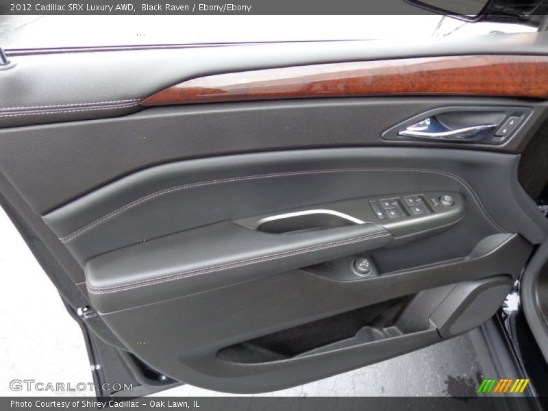 Black Raven / Ebony/Ebony 2012 Cadillac SRX Luxury AWD