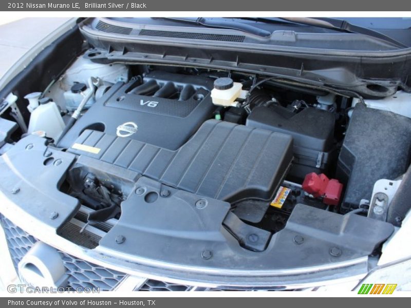 Brilliant Silver / Black 2012 Nissan Murano LE