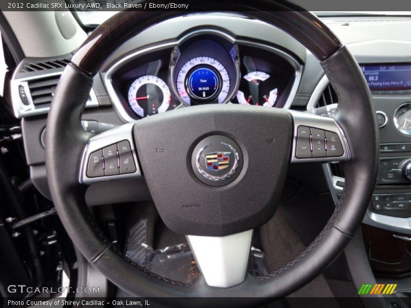Black Raven / Ebony/Ebony 2012 Cadillac SRX Luxury AWD