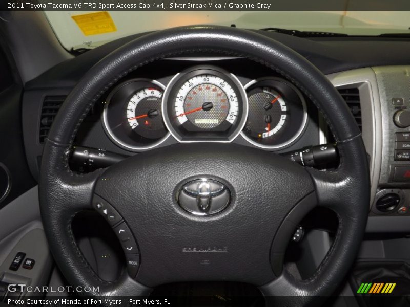 Silver Streak Mica / Graphite Gray 2011 Toyota Tacoma V6 TRD Sport Access Cab 4x4