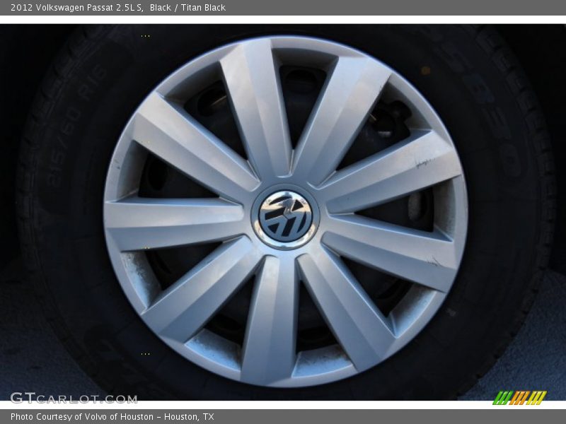 Black / Titan Black 2012 Volkswagen Passat 2.5L S