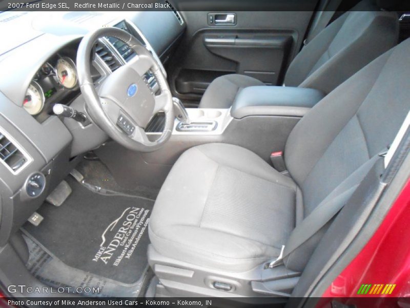 Redfire Metallic / Charcoal Black 2007 Ford Edge SEL