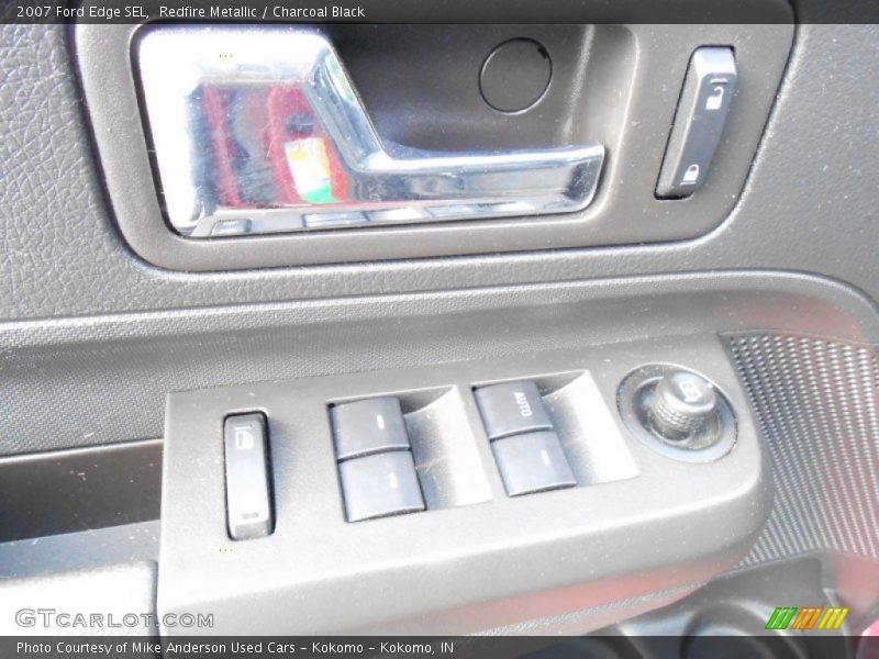 Redfire Metallic / Charcoal Black 2007 Ford Edge SEL