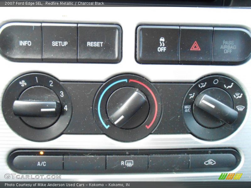 Redfire Metallic / Charcoal Black 2007 Ford Edge SEL