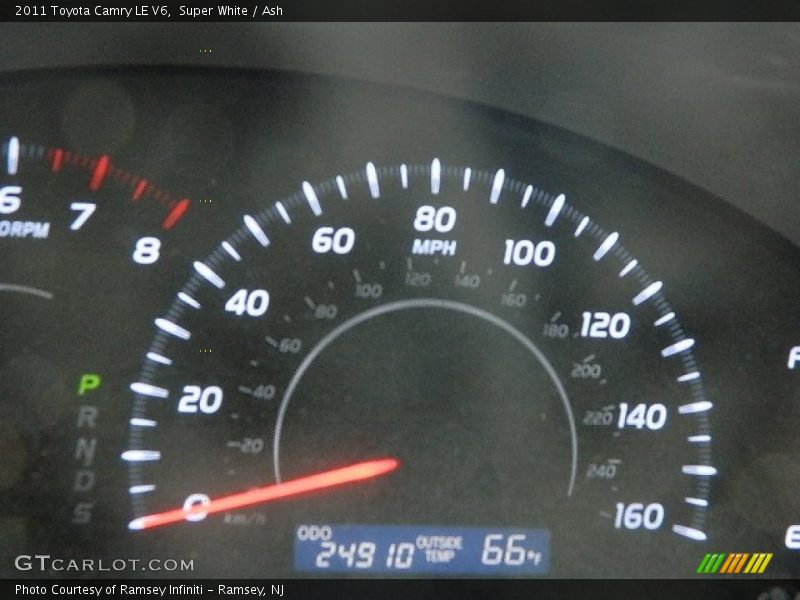 Super White / Ash 2011 Toyota Camry LE V6