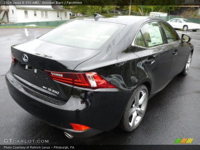 Obsidian Black / Parchment 2014 Lexus IS 350 AWD