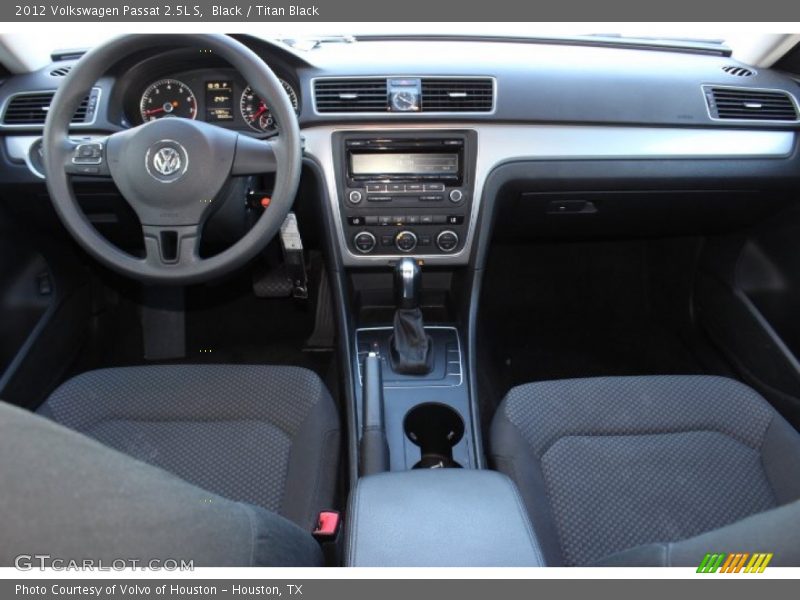 Black / Titan Black 2012 Volkswagen Passat 2.5L S