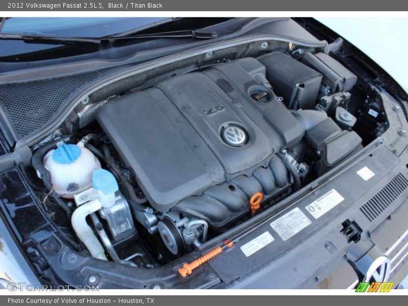 Black / Titan Black 2012 Volkswagen Passat 2.5L S