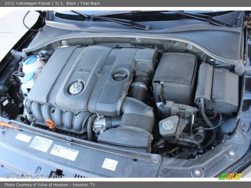 Black / Titan Black 2012 Volkswagen Passat 2.5L S