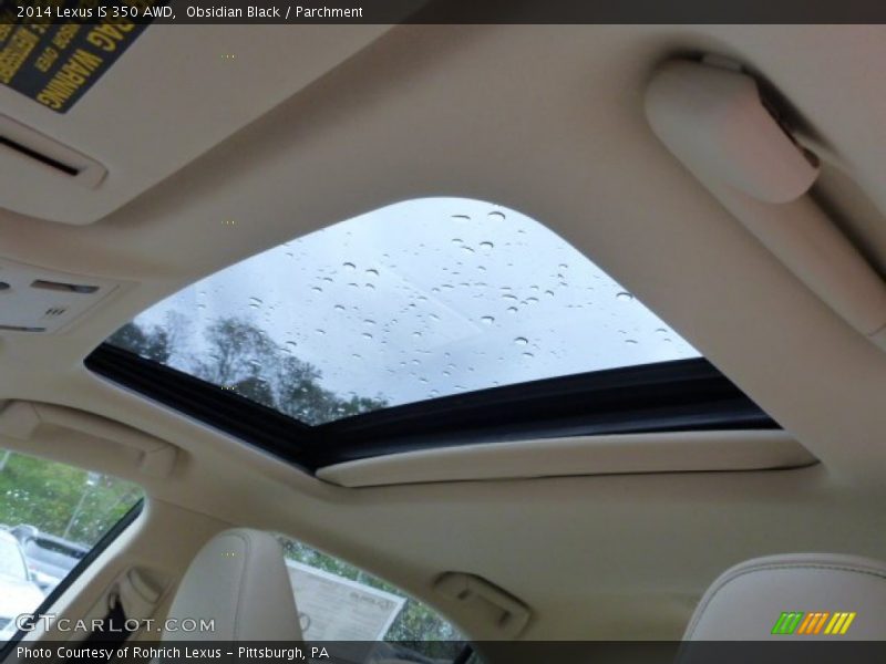 Obsidian Black / Parchment 2014 Lexus IS 350 AWD