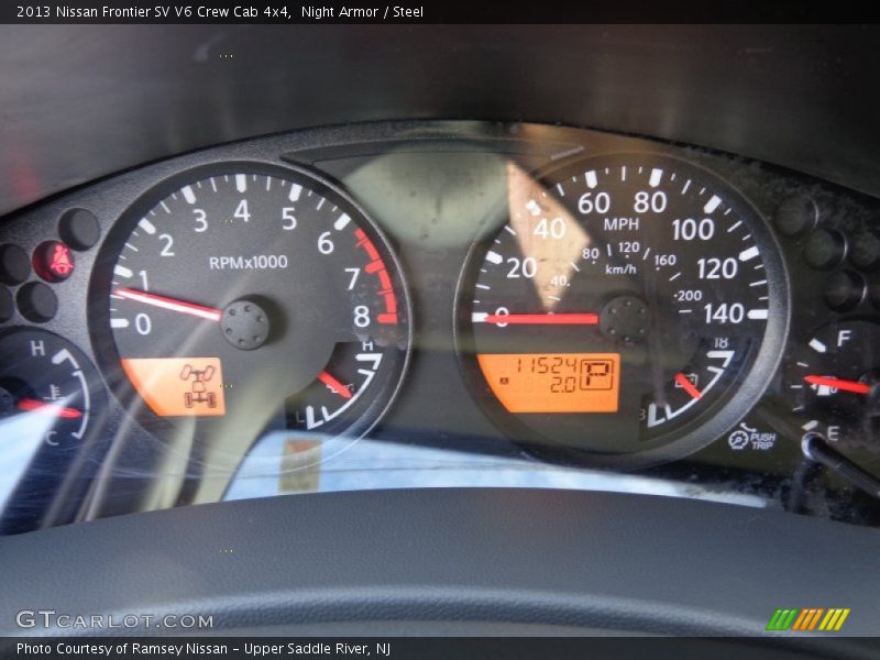 Night Armor / Steel 2013 Nissan Frontier SV V6 Crew Cab 4x4