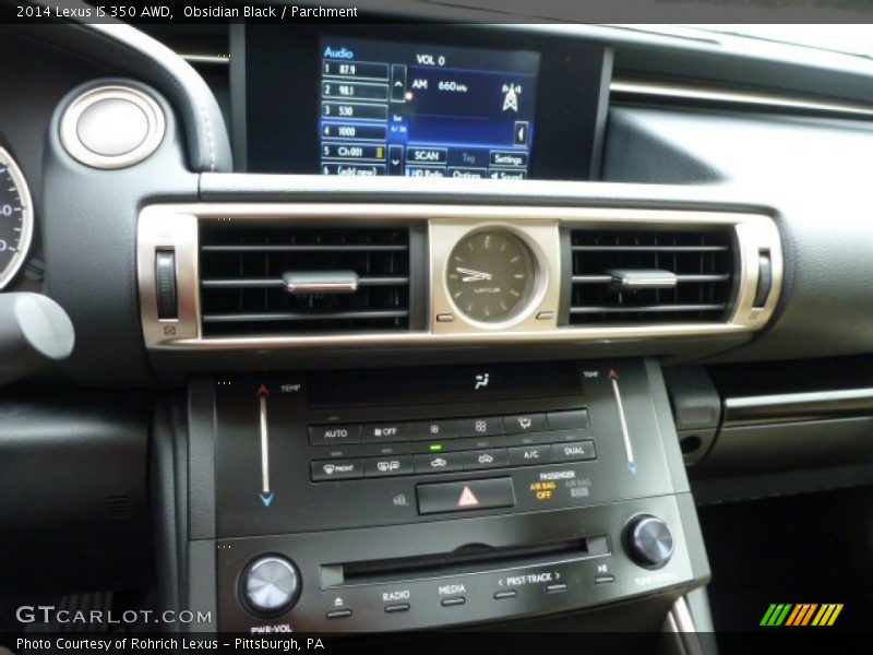 Obsidian Black / Parchment 2014 Lexus IS 350 AWD