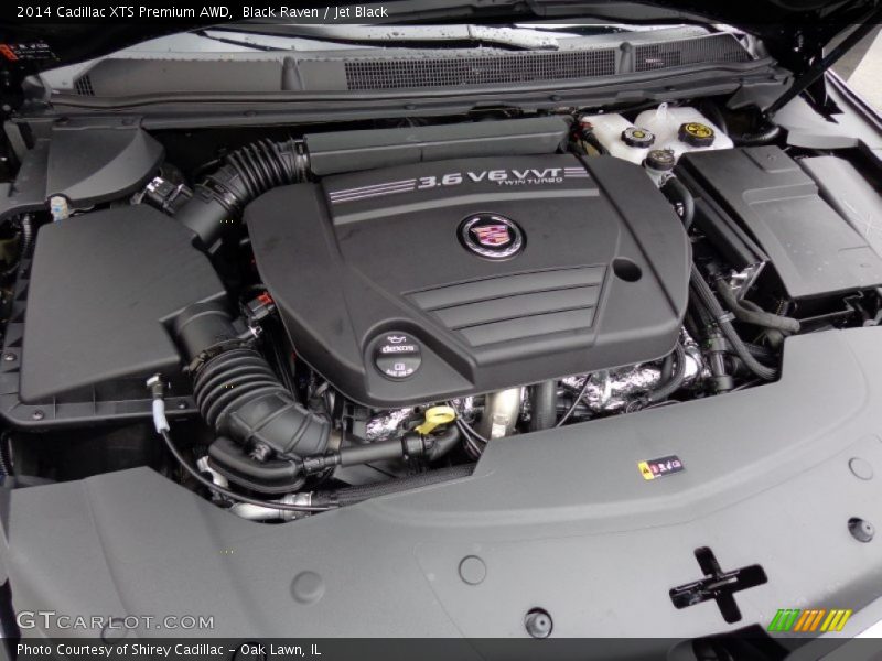 Black Raven / Jet Black 2014 Cadillac XTS Premium AWD