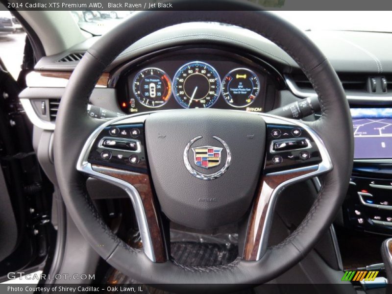 Black Raven / Jet Black 2014 Cadillac XTS Premium AWD