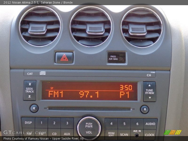 Saharan Stone / Blonde 2012 Nissan Altima 2.5 S