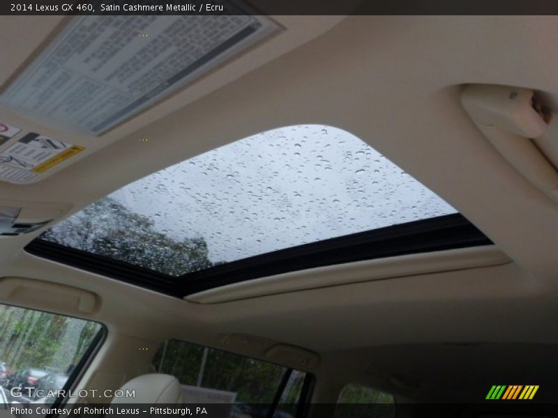 Sunroof of 2014 GX 460