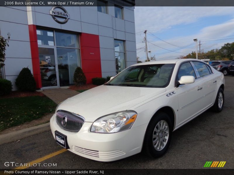 White Opal / Titanium Gray 2006 Buick Lucerne CX