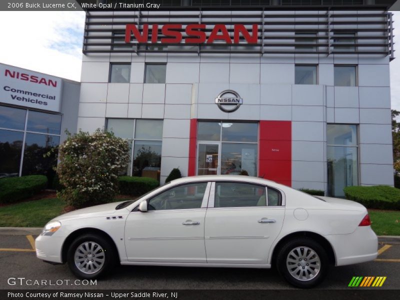 White Opal / Titanium Gray 2006 Buick Lucerne CX