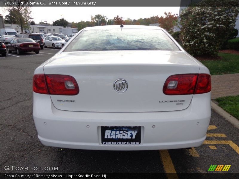 White Opal / Titanium Gray 2006 Buick Lucerne CX