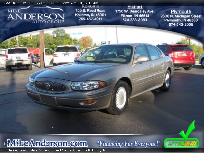 Dark Bronzemist Metallic / Taupe 2001 Buick LeSabre Custom