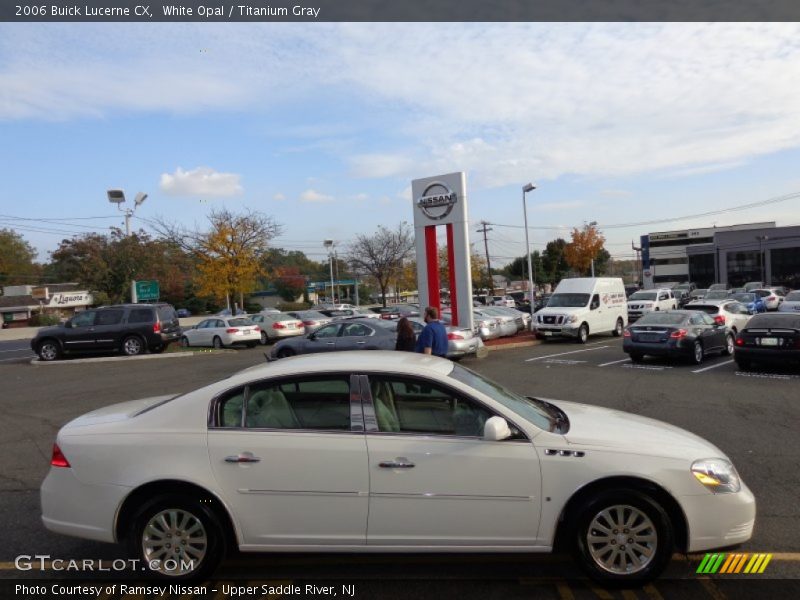 White Opal / Titanium Gray 2006 Buick Lucerne CX
