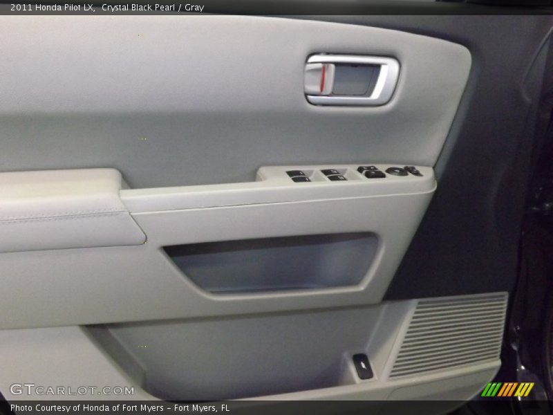 Crystal Black Pearl / Gray 2011 Honda Pilot LX
