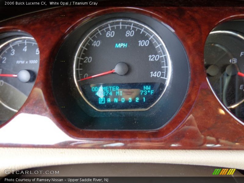 White Opal / Titanium Gray 2006 Buick Lucerne CX