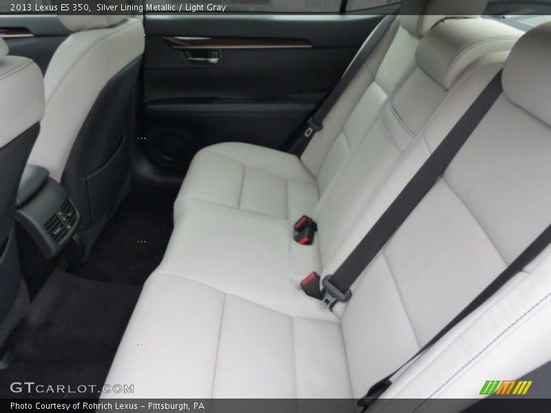 Silver Lining Metallic / Light Gray 2013 Lexus ES 350