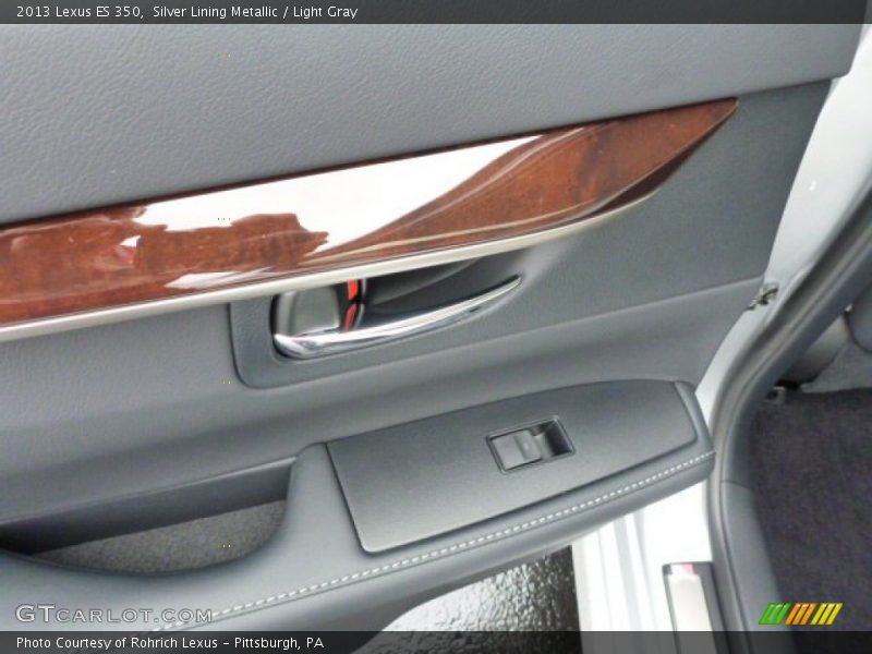Silver Lining Metallic / Light Gray 2013 Lexus ES 350